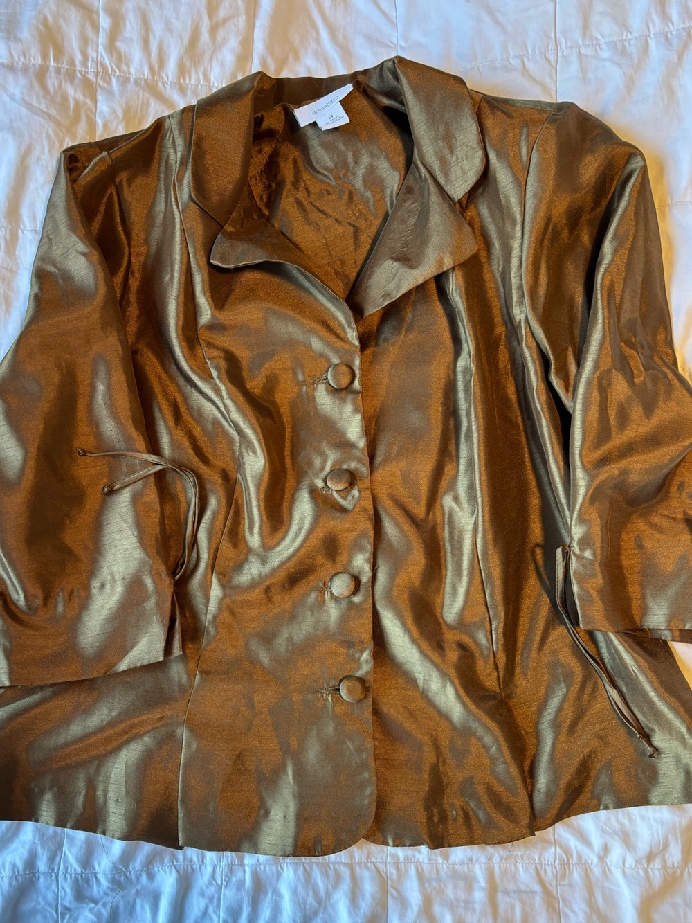Women’s Bronze/Gold Jacket size 18 - dressbarn